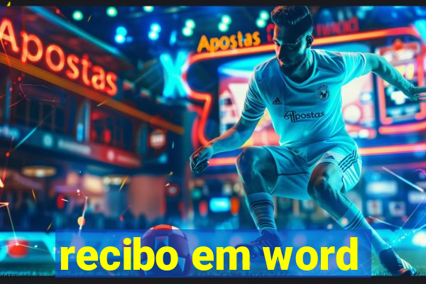 recibo em word